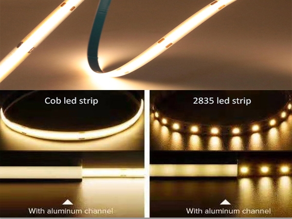 Was ist der Unterschied zwischen Cob-LED-Streifen und SMD-LED-Streifen?