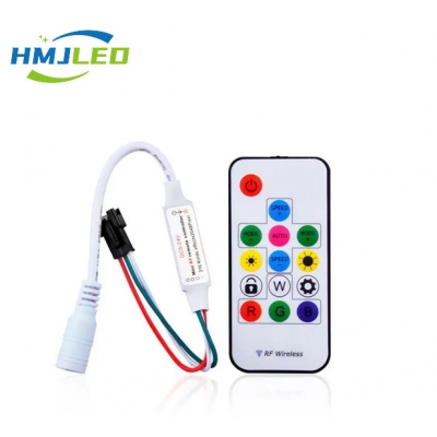 Digital addressable LED Strip SP103E RF remote 14key DC5-24v controller