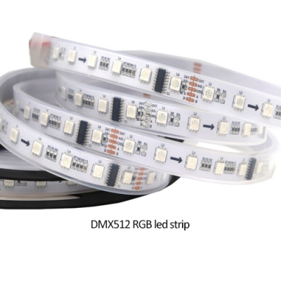   Waterproof addressable digital flexible 5050 smart dmx512 dmx led strip