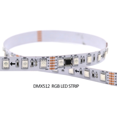 DMX512 RGBW 60led/M 24V 5050 Digital Addressable pixel LED tape led strip light