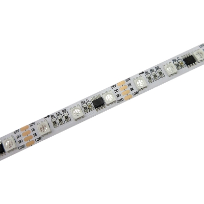 DC12v 24v ws2818 double data rgb pixel programmable led strip