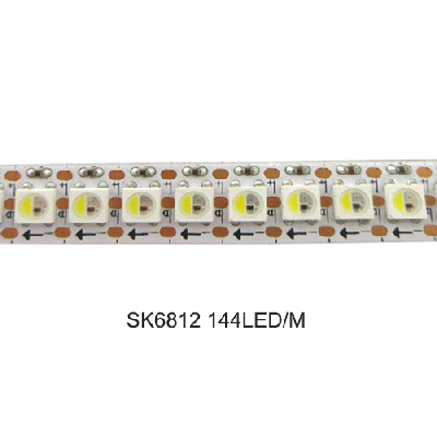 SMD5050 RGBW strip 144pixels sk6812 digital RGB LED flex strip light